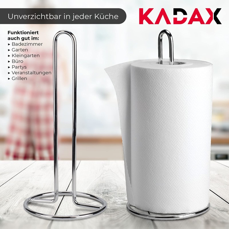 Kadax Paper Towel Holder, Kitchen Roll Holder, Practical Paper Holder,