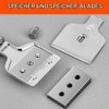 Flintronic Pack of 90 Ceramic Hob Scraper Replacement Blades, Scraper