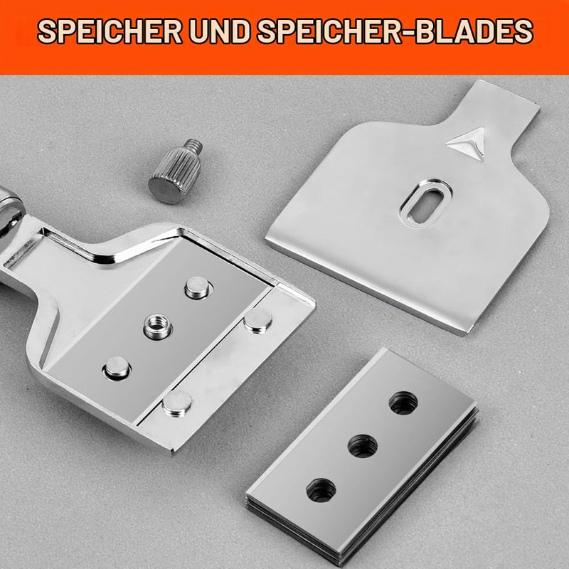 Flintronic Pack of 90 Ceramic Hob Scraper Replacement Blades, Scraper