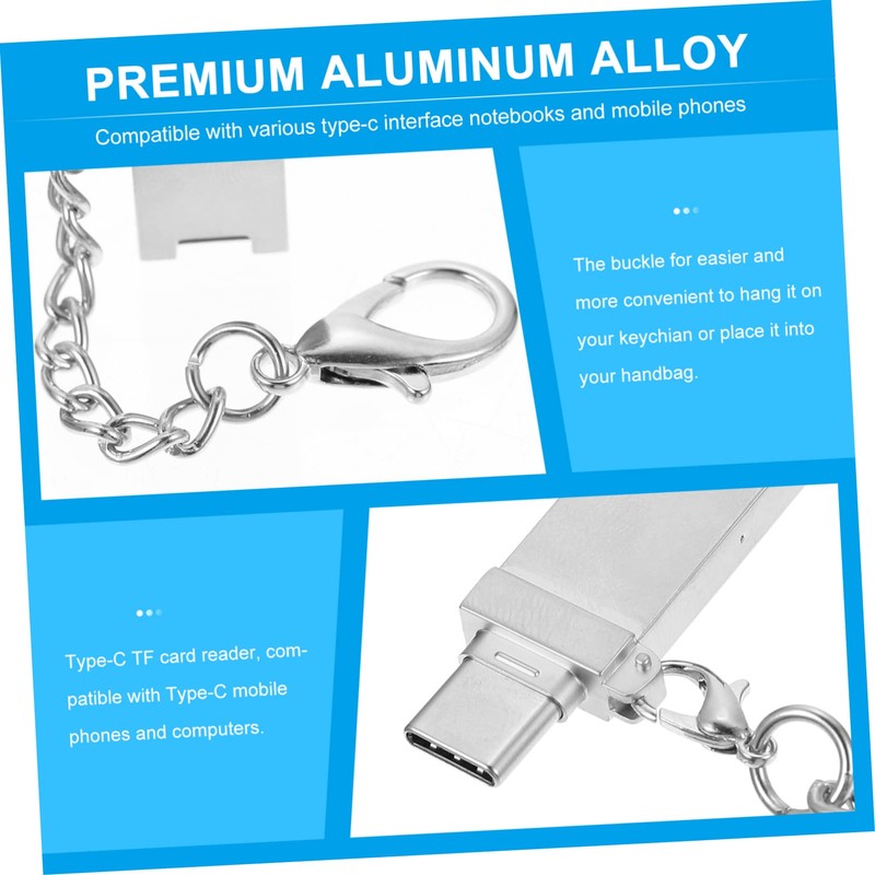 DOITOOL Reader Phone Adapter Data Converter -c Interface Material and