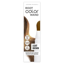 Jerome Russell Root Color Wand in Light Brown| Instant Up To 100% Grey Coverage | Non-Sticky Formula | Long-Lasting Results