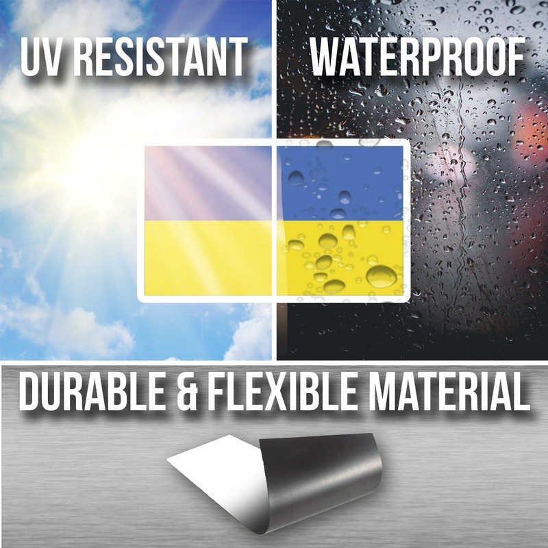 Ukraine Flag Magnet - Rectangular Fridge Magnet - Ukrainian Pride