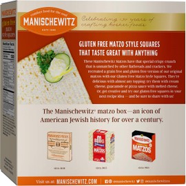 Manischewitz All Natural Gluten-Free Matzo Style Squares, 10 Ounce 3 Pack