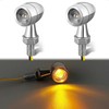 evermotor 12 V Mini LED Indicator Motorcycle E Approved, Chrome-Plated