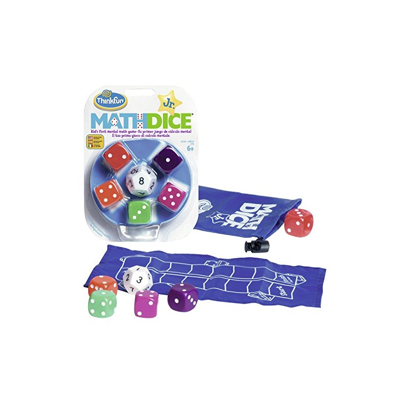 Think Fun - Math Dice Junior, Kreatives STEM Spiel mit