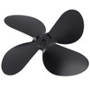 Aqur2020 Fan Blade for Stove, 4 Blades Fireplace Fan Blade