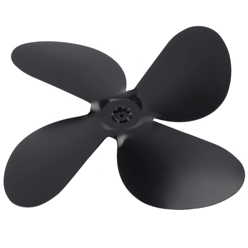 Aqur2020 Fan Blade for Stove, 4 Blades Fireplace Fan Blade