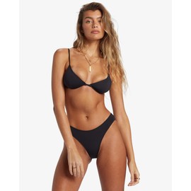 Billabong Women's Sol Searcher Reese Underwire Bikini Top Black Pebble