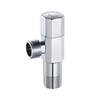 SUBMARINE Brass Angle Stop Valve, 1/2'' Inlet and Outlet Caliber,