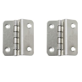 2PCS Three Fold Retro Shutter Hinge 41 * 7 * 1MM,Half-Surface Chest Hinges,Cranked Hinges for Cabinet