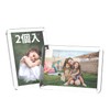BBEST PFS-L-2 Acrylic Photo Stand with Magnet, Transparent, Vertical and