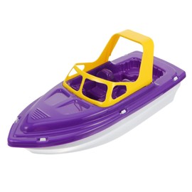 Gadpiparty Boat Bath Toys Yacht Pool Toy Plastic Race Boat Toys Floating Toy Boats Beach Toys for Kids Toddlers Baby Outdoor Water Play Birthday Party Favors, Purple