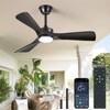BvenuBigLite Black Ceiling Fan with Light: 42-Inch Ceiling Fan 3
