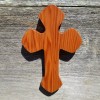 Wood Wall Cross – Wooden Cross Crucifix – California Redwood Celtic 7 Inch