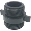 Merriway BH07178 Black Tap (Faucet) Connector 24mm Screw On Hose