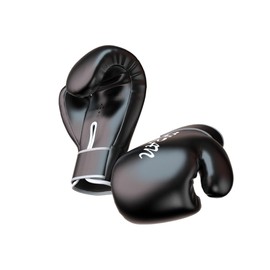 Premium Boxing Training Gloves Sparring Muay Fight Punching Bag Mitts Comfort and Protection, Black, 8oz