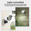 Solar LED Wall Light Simulated Camera Induction Lamp Remote Control