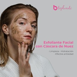 Exfoliante Facial Gel Cleanser Nut Hidratante y Anti Edad Renovacin Celular con Colgeno, Cscara de Nuez y Avena 120g - Aporta Elementos Limpiadores,  