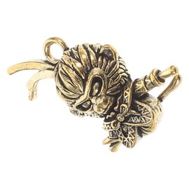 DIYEAH Monkey King Pendant Hanging Key Ring Feng Shui Jewellery Pendant Monkey Pendant Car Holder Marine Holder Key Holder Accessories Pendant Brass Dark Brown, Brass, No gemstone.