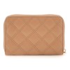 GUESS Giully Zip Around Wallet M Beige, beige