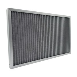 Washable Air Filter(14" x 24" x 2"), Aluminum Electrostatic Air Filter for Furnace and Central Air Conditioner (Actual Size: 13.7" x 23.7" x 1.8")