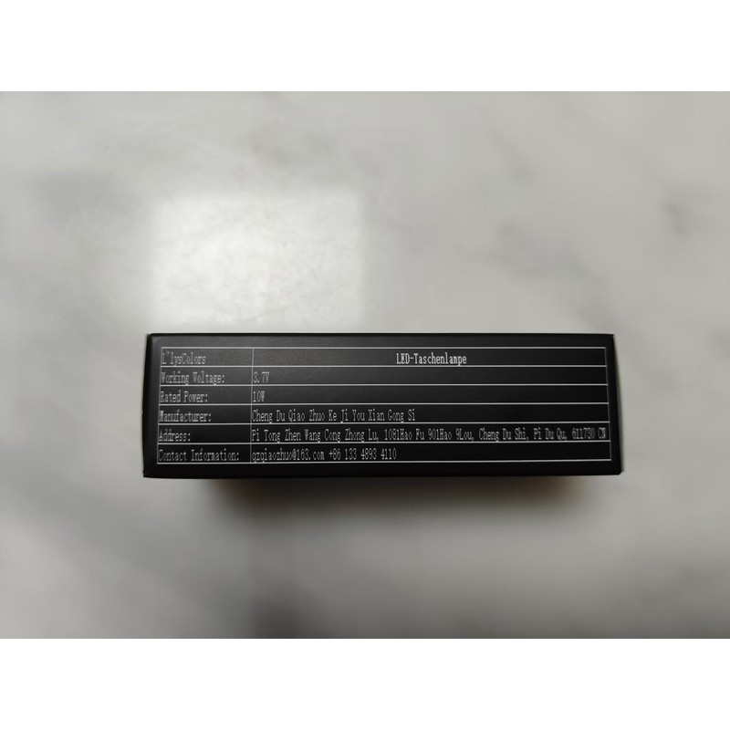 L'lysColors 4 in 1 LED Flashlight, White, Red, Green &