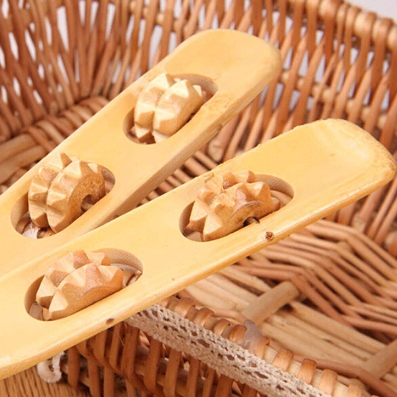 Dependable Industries inc. Essentials 17" Bamboo Back Scratcher Massage Rollers