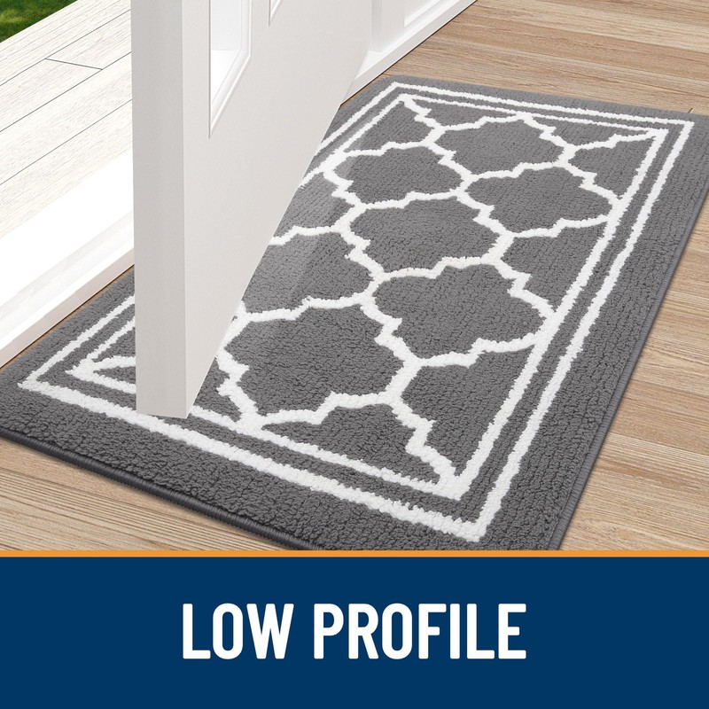 Buganda Long Indoor Door Mat, Dirt-Resistant and Absorbent Doormat, Anti-Slip,