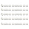 Hex Nut Cover, 50 Pcs 17 mm Plastic Dome Bolt