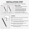 TIBEGOLD 11-1/2" Gate Spring Self Closing, Heavy Duty Black Door