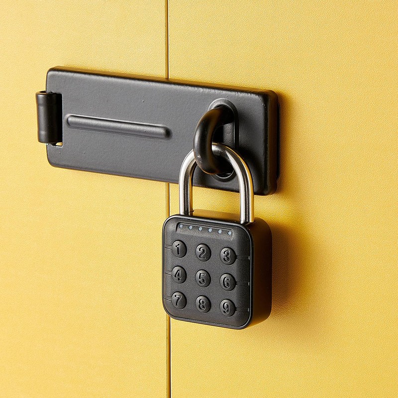 Xcase Locks: Set of 2 Metal Padlocks, Combination Code, App,