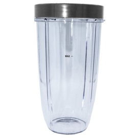 Blendin Replacement 32 Ounce Large Cup with Comfort Lip Ring, Compatible with Nutribullet 600W 900W Blender Juicer