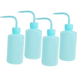 Botella de Enjuague para Extensiones de Pestañas, Botella de Plástico Flexible, Agua Embotellada 250ml, Paquete de 4, Fácil de Usar