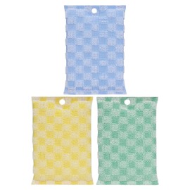 Wire Rags for Cleaning | Pot Scrubber | Reusable Non-Scratch Absorbent Double-Sided Sponge for Restaurant Kitchen Sink Tableware Counter Oven Bowl