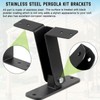 Pergola Roof Riser Stainless Steel Roof Riser Brackets for Patio