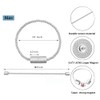 XDerlin 4 Pack Strong Magnetic Curtain Tiebacks Outdoor Decorative Tie