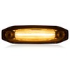Maxxima Clearance Marker Amber Clear Lens and White Ground Light