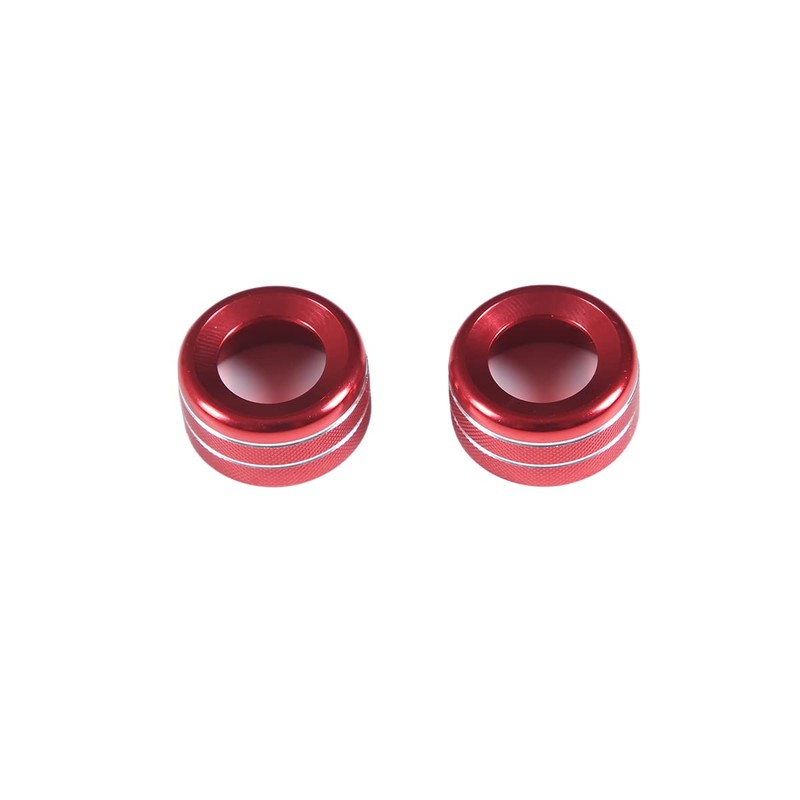 LLKUANG Center Console Volume Tune Knob Cover Ring Trim Interior
