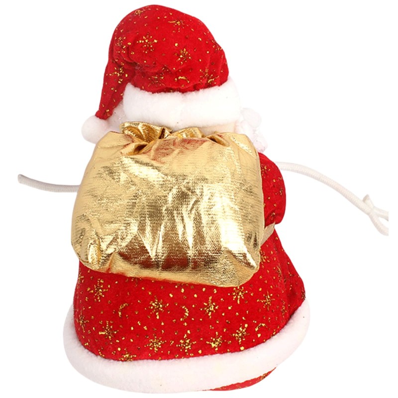 COSSA Christmas Decoration Santa Claus Figure Climbing Rope Santa Ornament