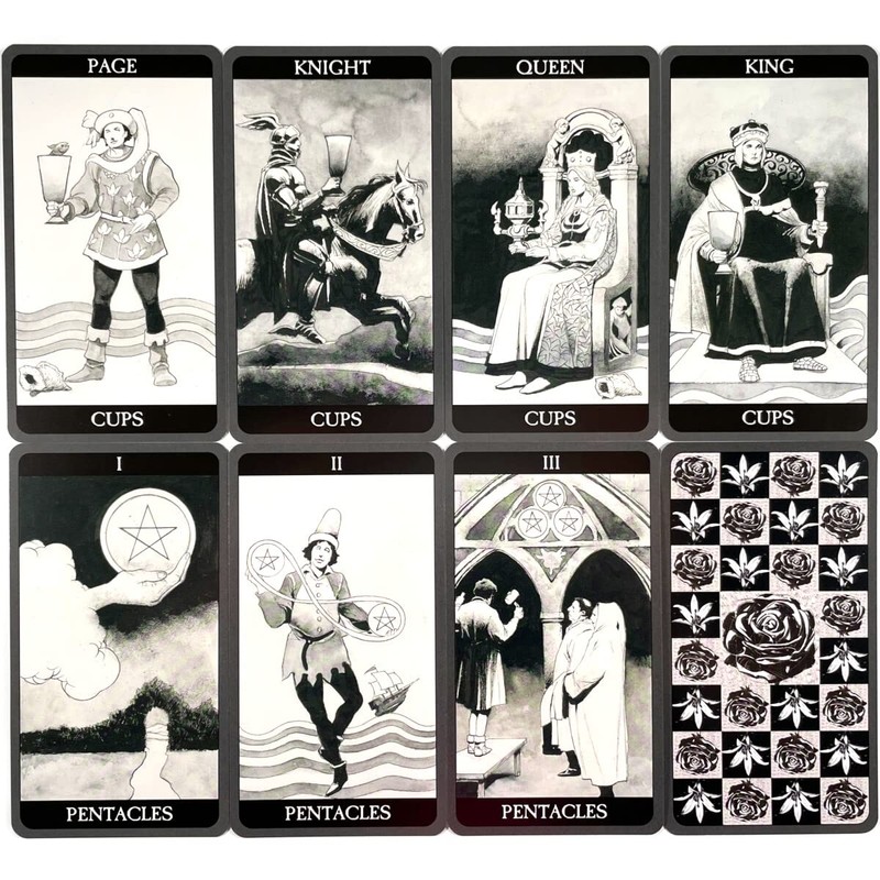 Tarot Cards, 78 Cards, Weighted Edition, Tarot Divination, Dark Side
