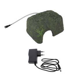 Heated Reptile Cave Reptile Rock Hide Cave Hiding Place for Snakes Lizards Increase Reptile Appetite Improve Digestion 12V EU Plug 100‑240V
