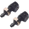 Zoucsj (2 of Pack)10mm Gm Front Windshield Wiper Washer Nozzle