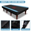 COVERVIN Billiard Pool Table Cover,Heavy Duty 210D Oxford Cloth Material
