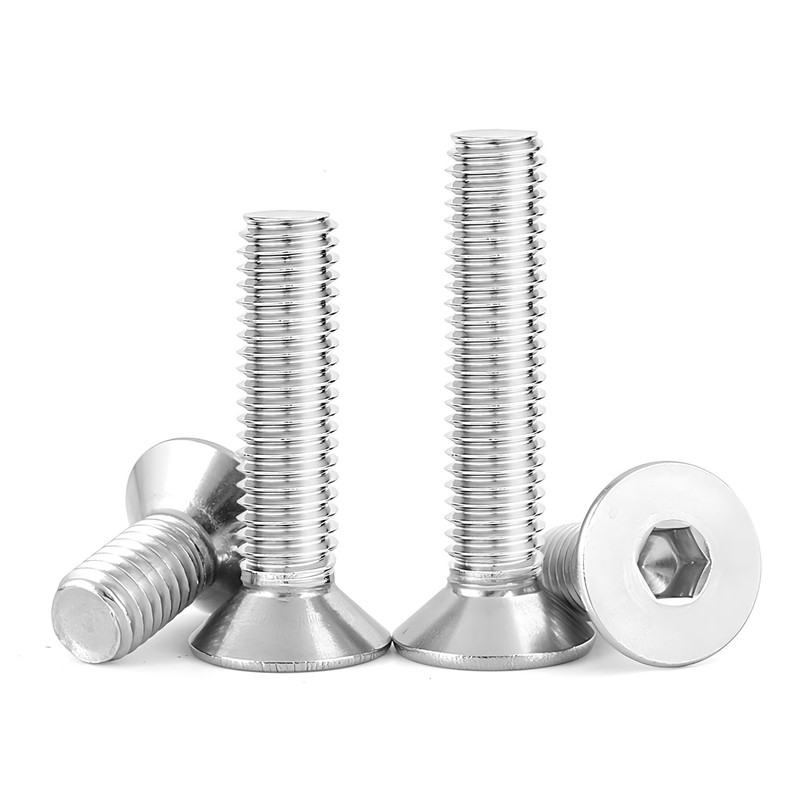M12 Screws,M12x50mm Flat Head Socket Cap Screws, M12-1.75x50mm Countersunk Head