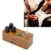 Overdrive Effect Pedal Earthy Yellow Metal Guitar Accessories with Gold
