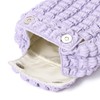 Francfranc Mokomoko Hanging Tissue Cover Purple Tissue Case Wall Hanging