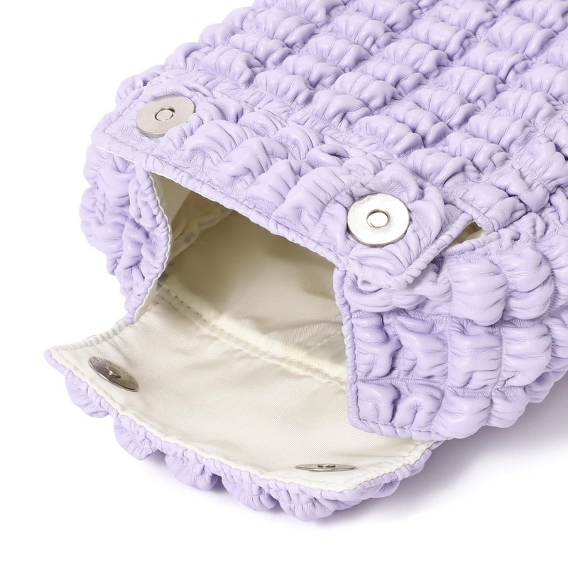 Francfranc Mokomoko Hanging Tissue Cover Purple Tissue Case Wall Hanging