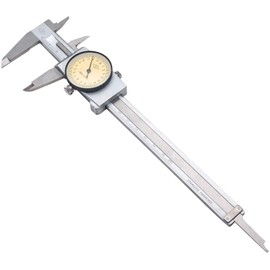 Dial Caliper - MASO 200 mm/ 8 inch Dial Vernier Caliper Shockproof,Stainless Steel, Inch/Metric, for Depth/Inside/Outside/Step Measurements