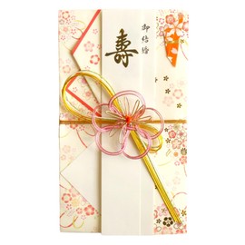 Japanese Ceremonial Gift Envelopes Sakura with English Instructions
