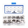 160PCS Metric 304 Stainless Steel C-Clips Internal Retaining Ring Assortment
